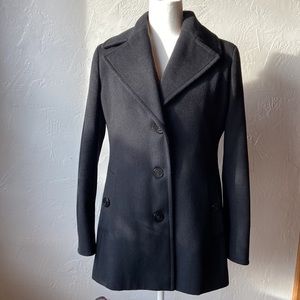 CALVIN KLEIN
Women's Single-Breasted
Wool Blend Coat M Black